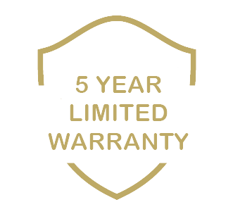 5 year limited warranty